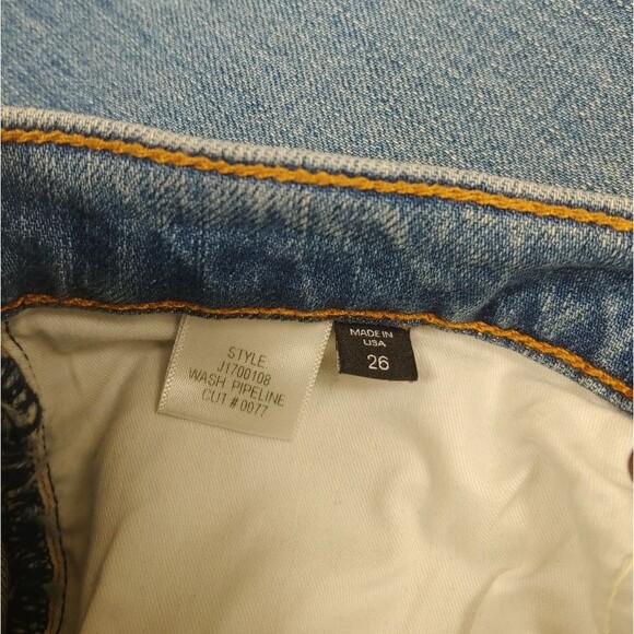 Veronica Beard Faye High Rise Skinny Jeans in light blue Wash Cropped size 26 - Picture 4 of 10